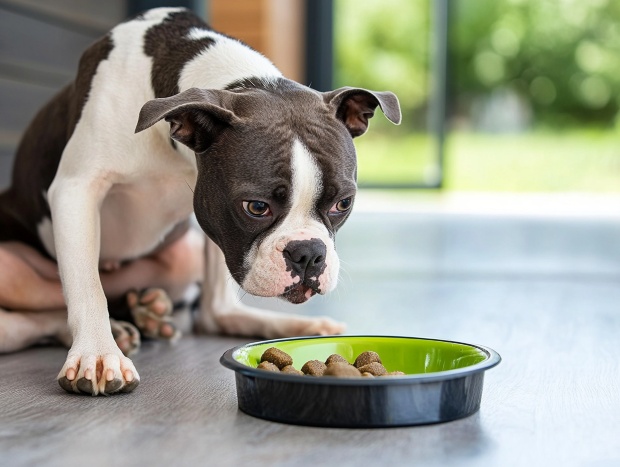 Dog with a lost appetite