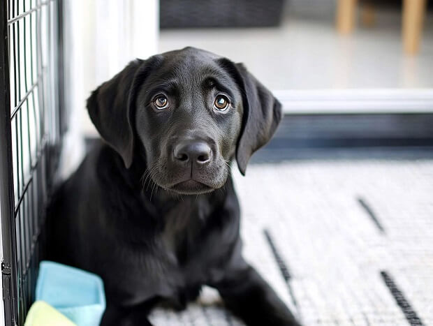 Emotional face of a dog