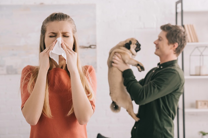 People with dog allergy