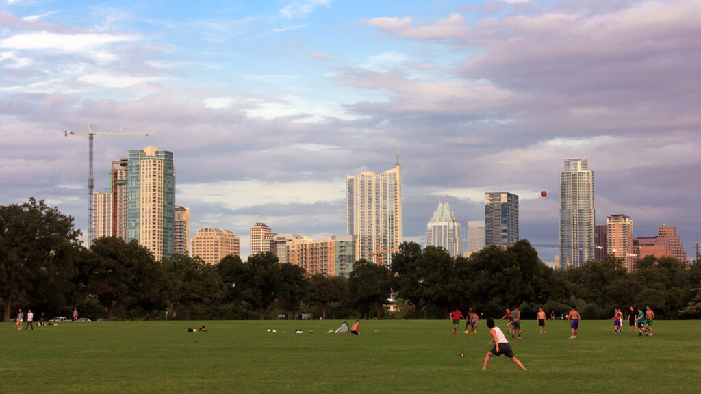 View from Zilker Metropolitan Park