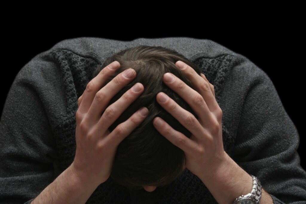 Man suffering from seizures