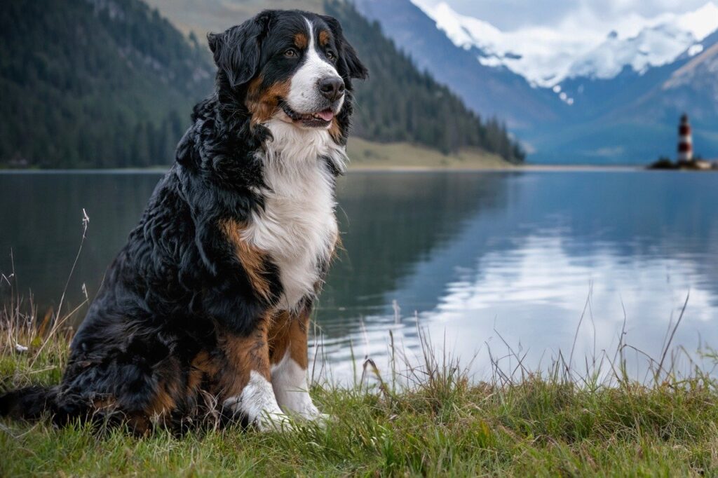 Bernese Mountain Dog Outdoor