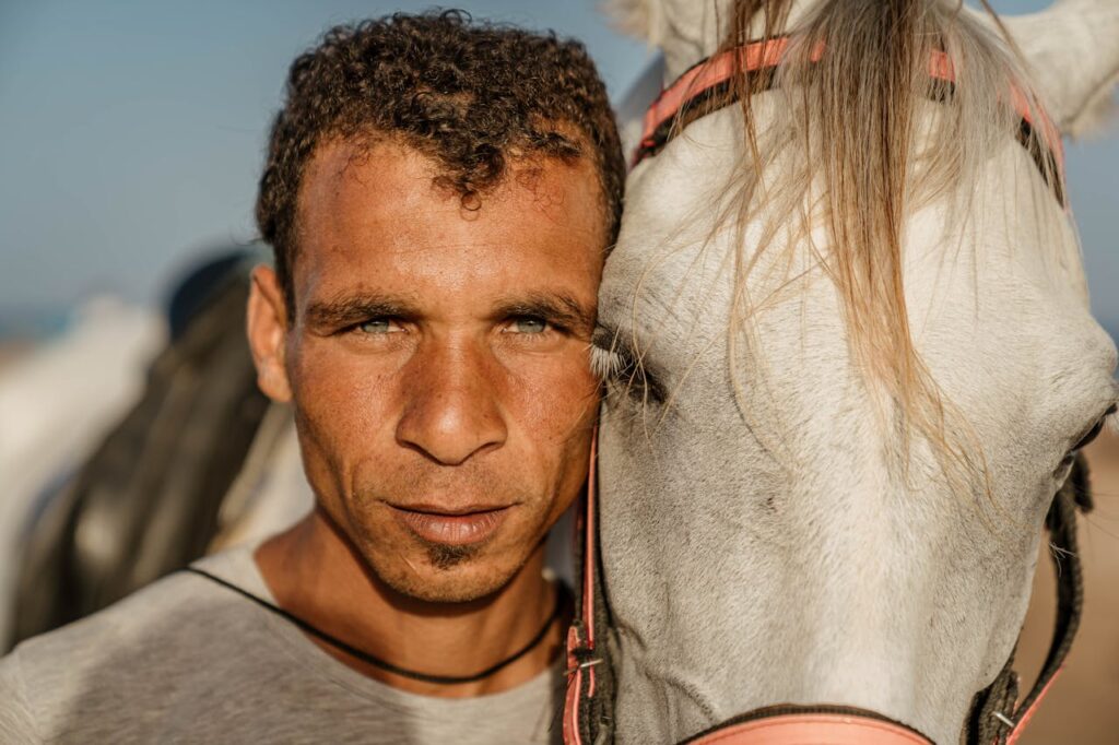 horse and owner