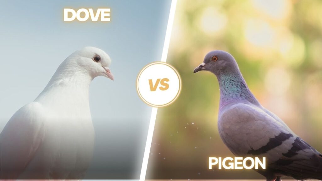Dove vs pigeon