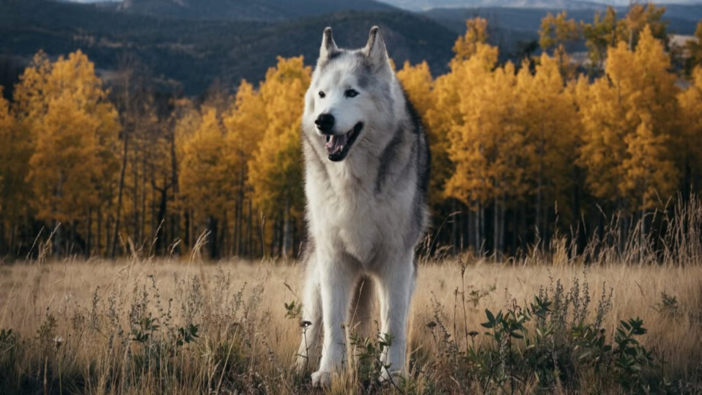 Loki the wolfdog