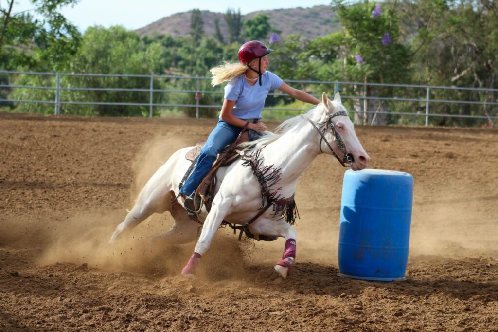 Girl Riding Horse