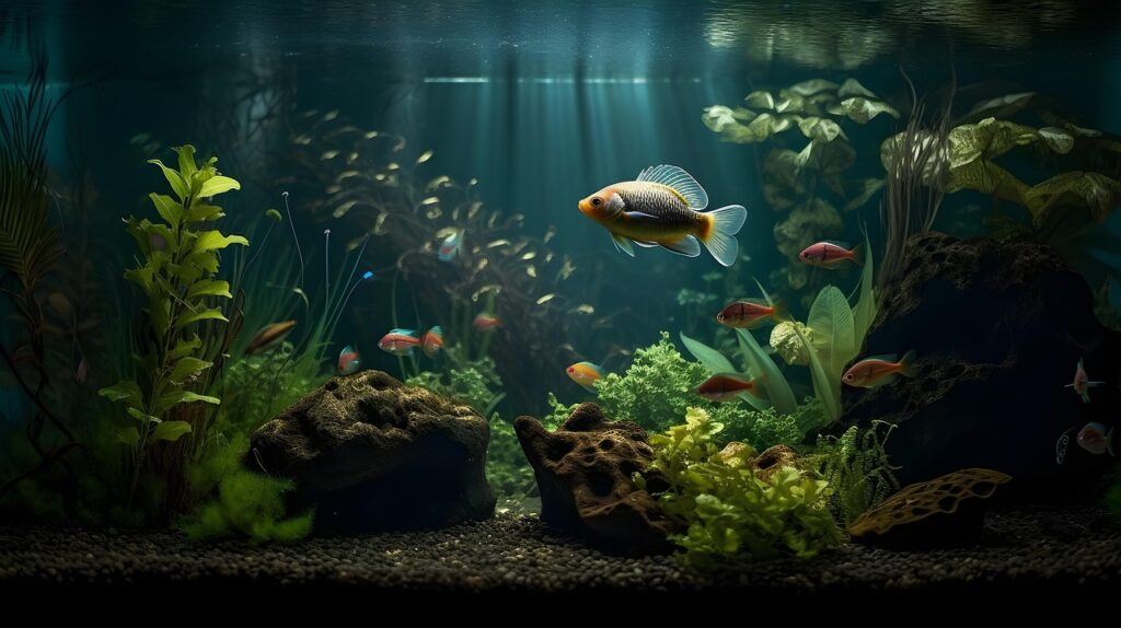 fish tank underwater