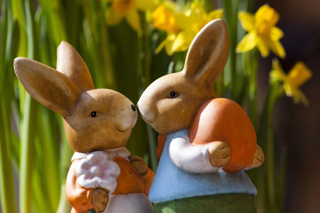 Easter bunny decorations