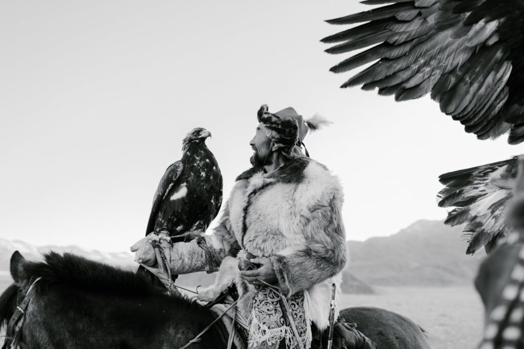 native red indians with horses