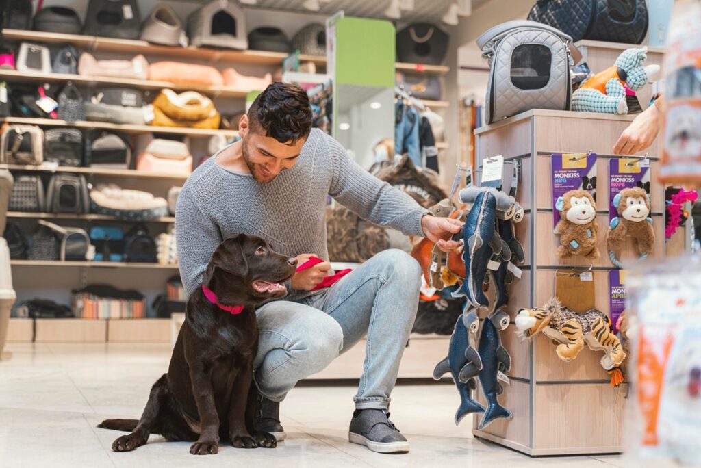 Dog at Store