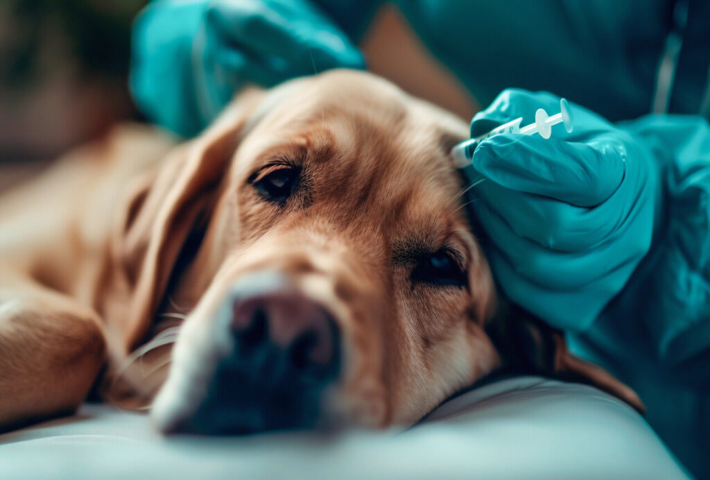 Adenovirus vaccination in dogs