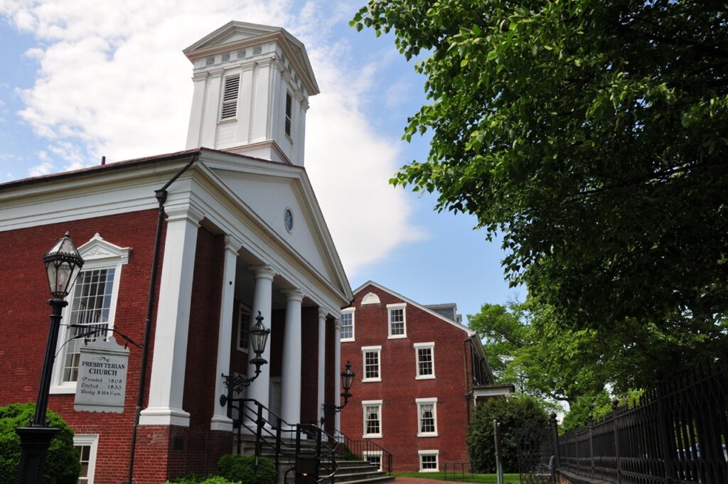 Presbyterian Church, Fredericksburg, Virginia, USA.