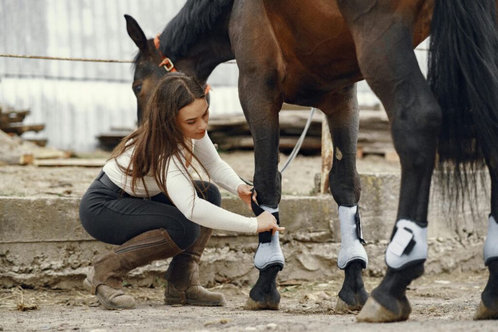 Woman with horse