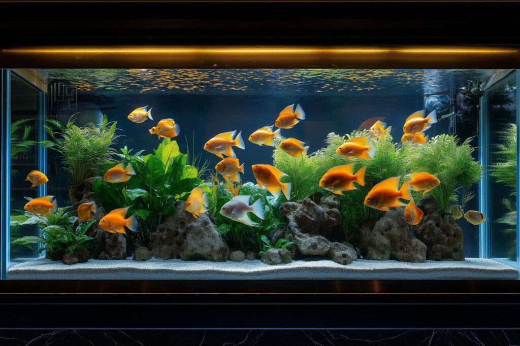Aquarium with fish