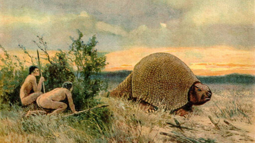 Illustration of a Glyptodon