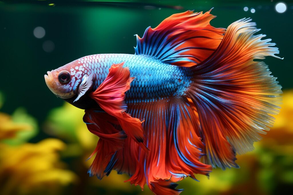 The vibrant Betta Fish