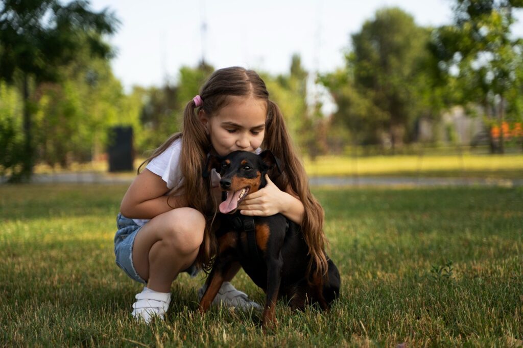 Dog With Children