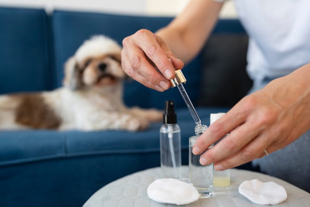 Dog Liquid Medicine Prepair