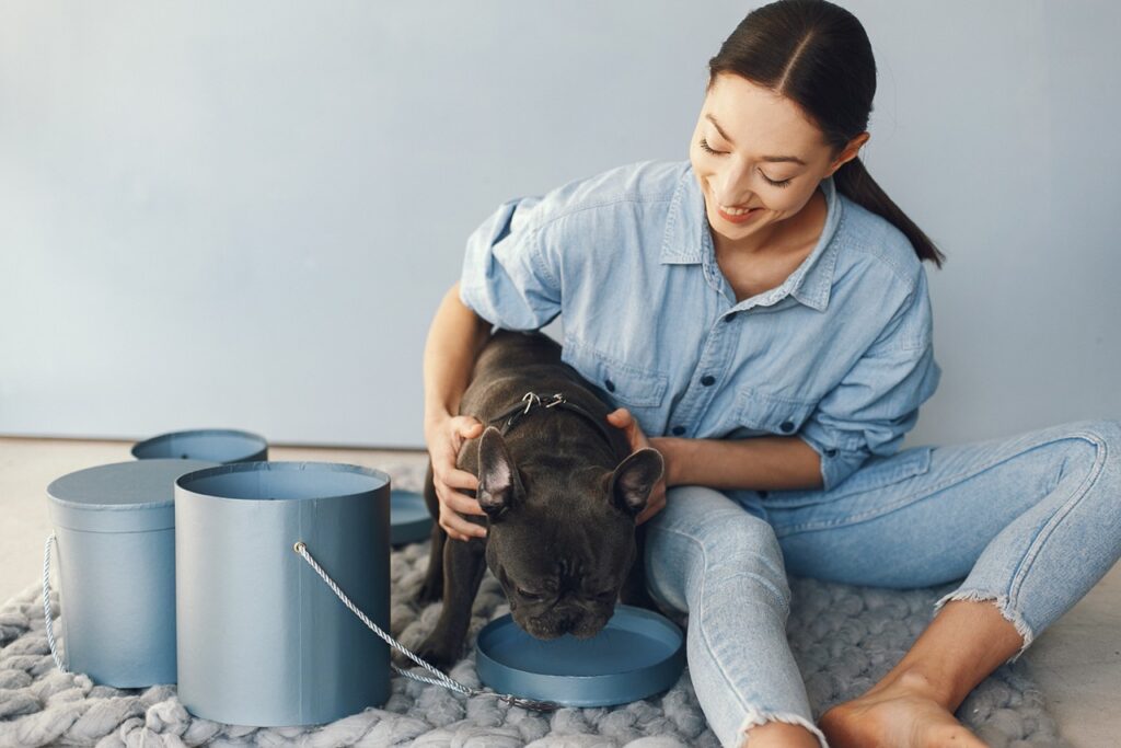 Holding a Dog