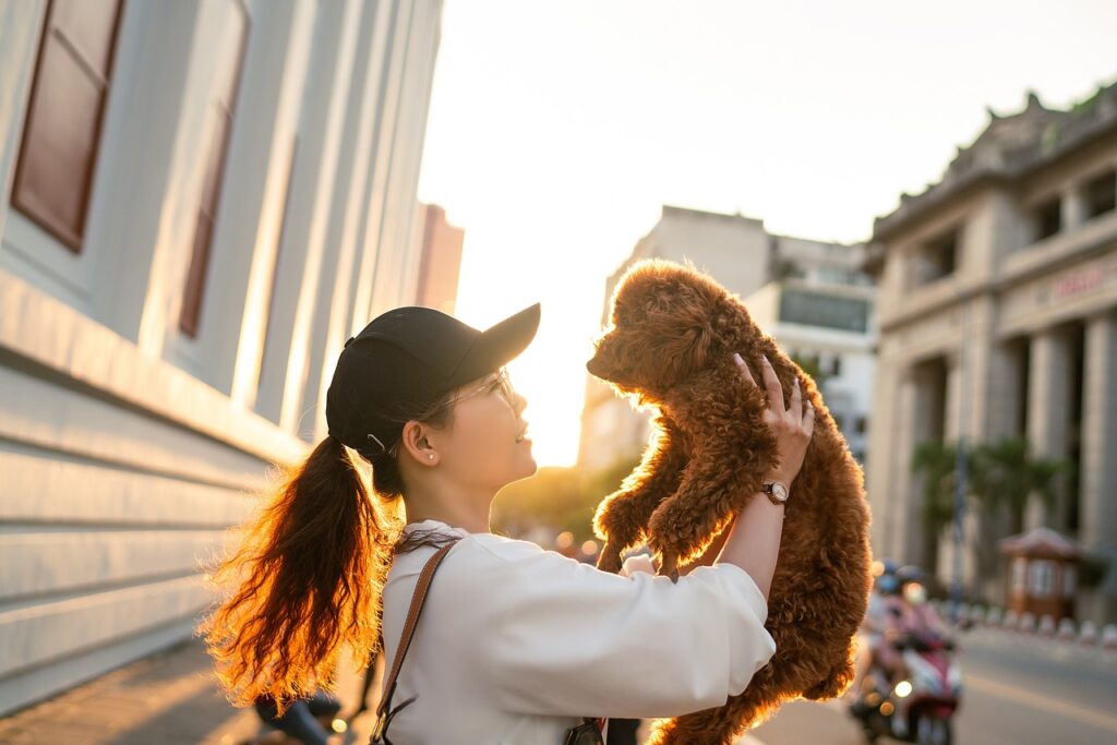 Woman with a Poodle